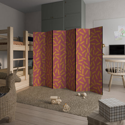 RADIANT STRIPE SYMPHONY 6-Panel Room Divider