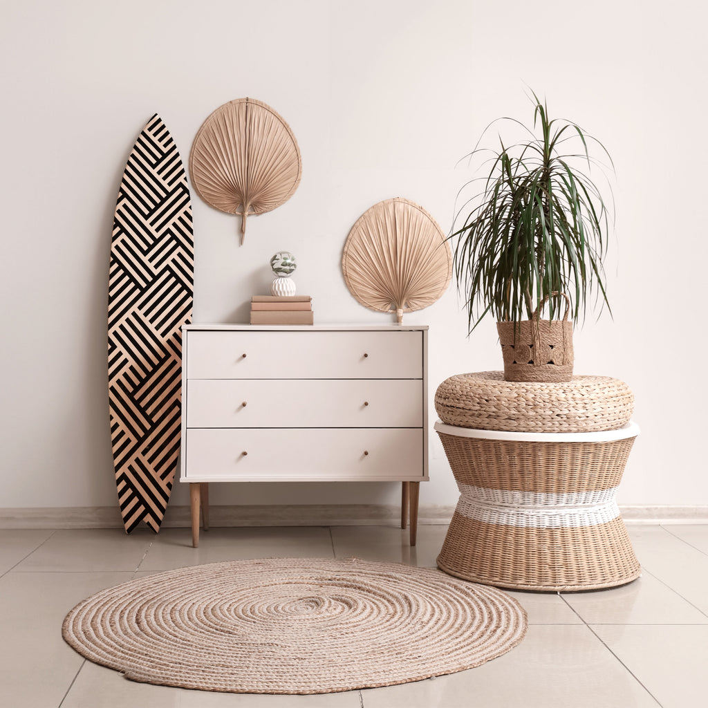 TEMPORARY SEQUENCE Painel Decorativo Prancha de Surf