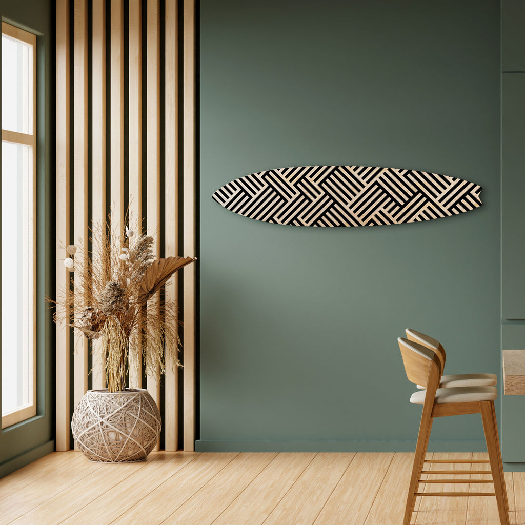 TEMPORARY SEQUENCE Painel Decorativo Prancha de Surf