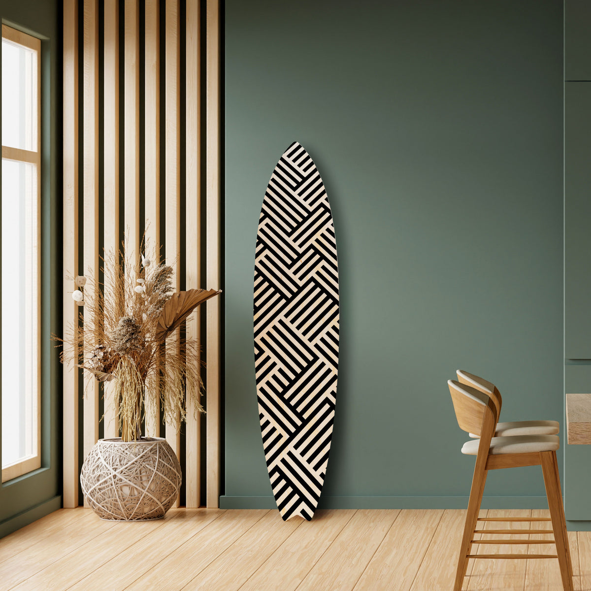 TEMPORARY SEQUENCE Painel Decorativo Prancha de Surf