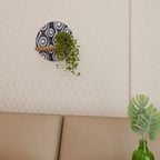 GRAPHITE EYES Prateleira Redonda Decorativa em Efeito Carvalho