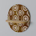 BROWN EYES Prateleira Oval Decorativa em Efeito Carvalho