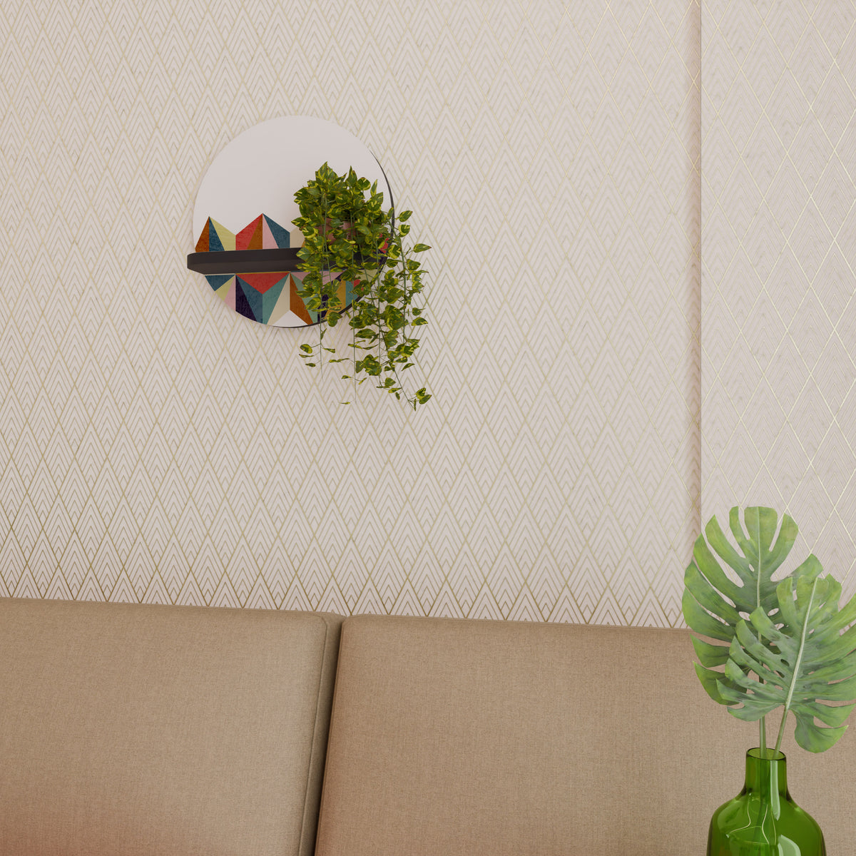 TESSELATE TREASURES Art Shelf