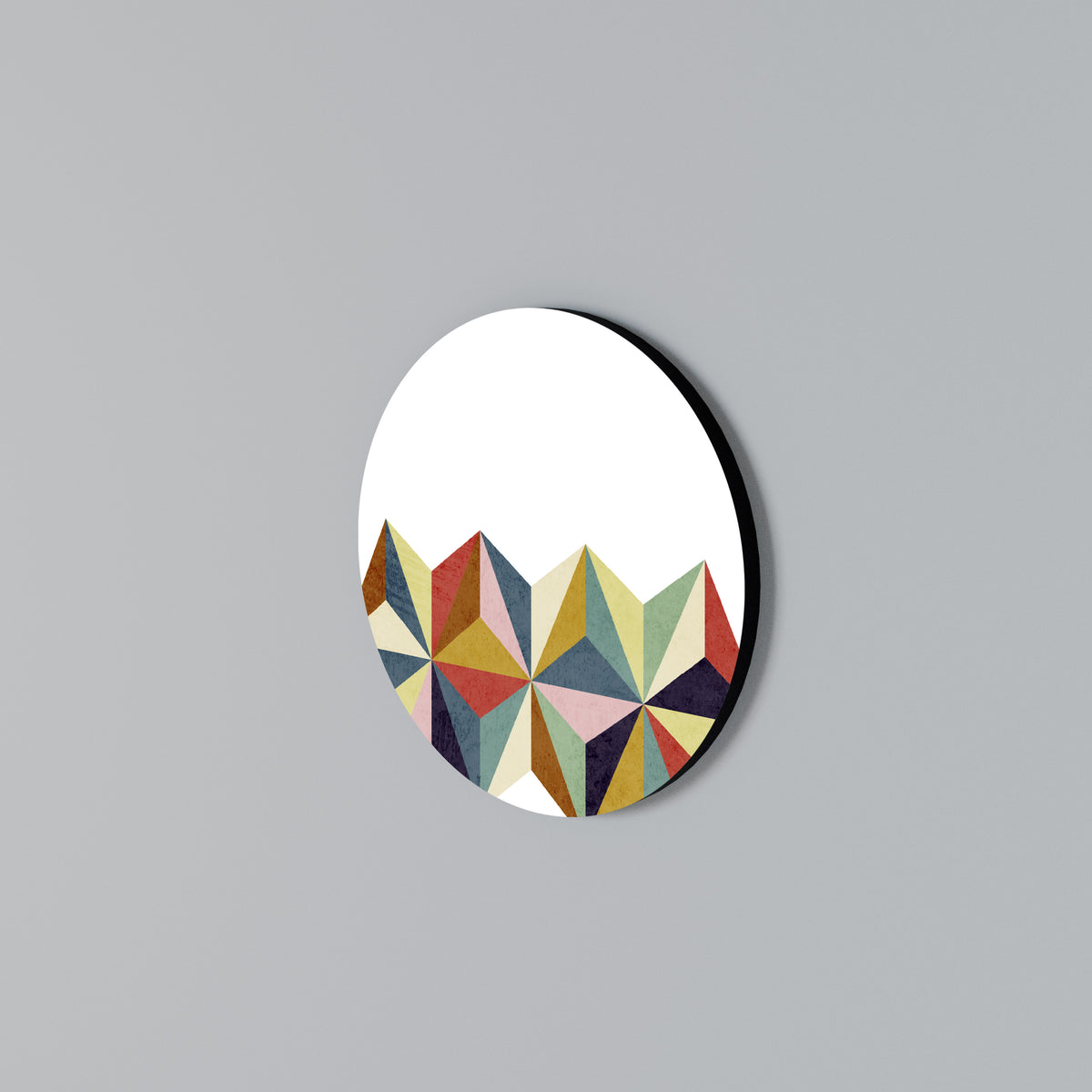 TESSELATE TREASURES Arte de Parede Redonda