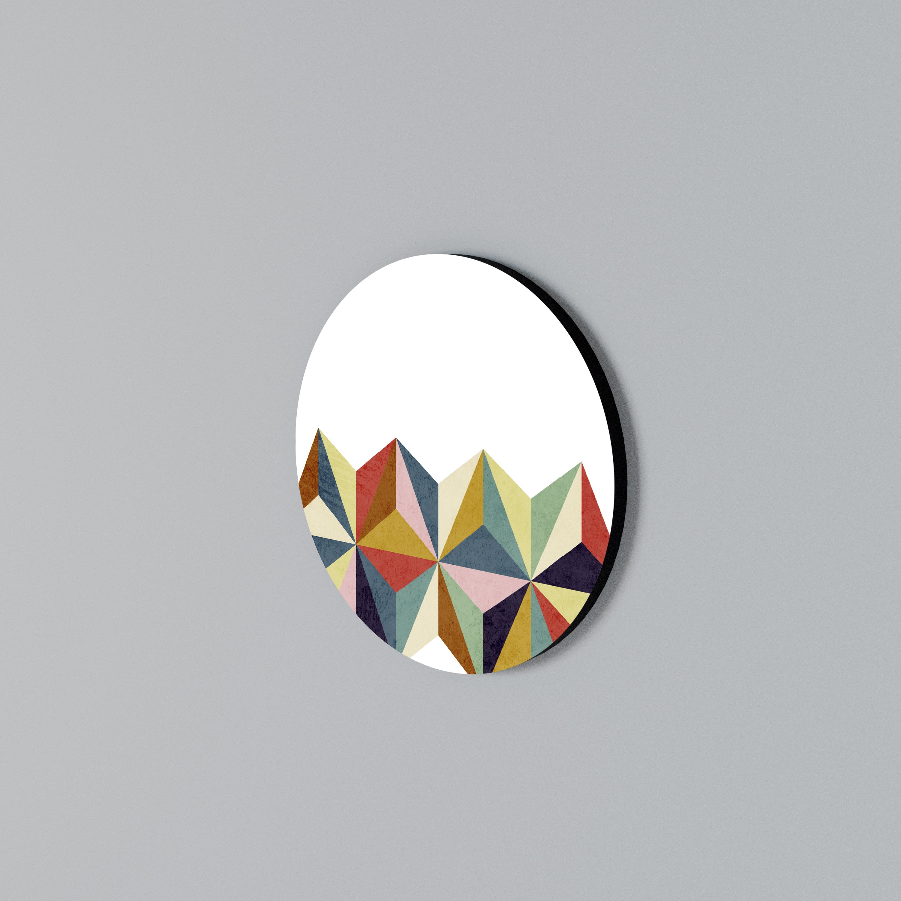 TESSELATE TREASURES Arte de Parede Redonda