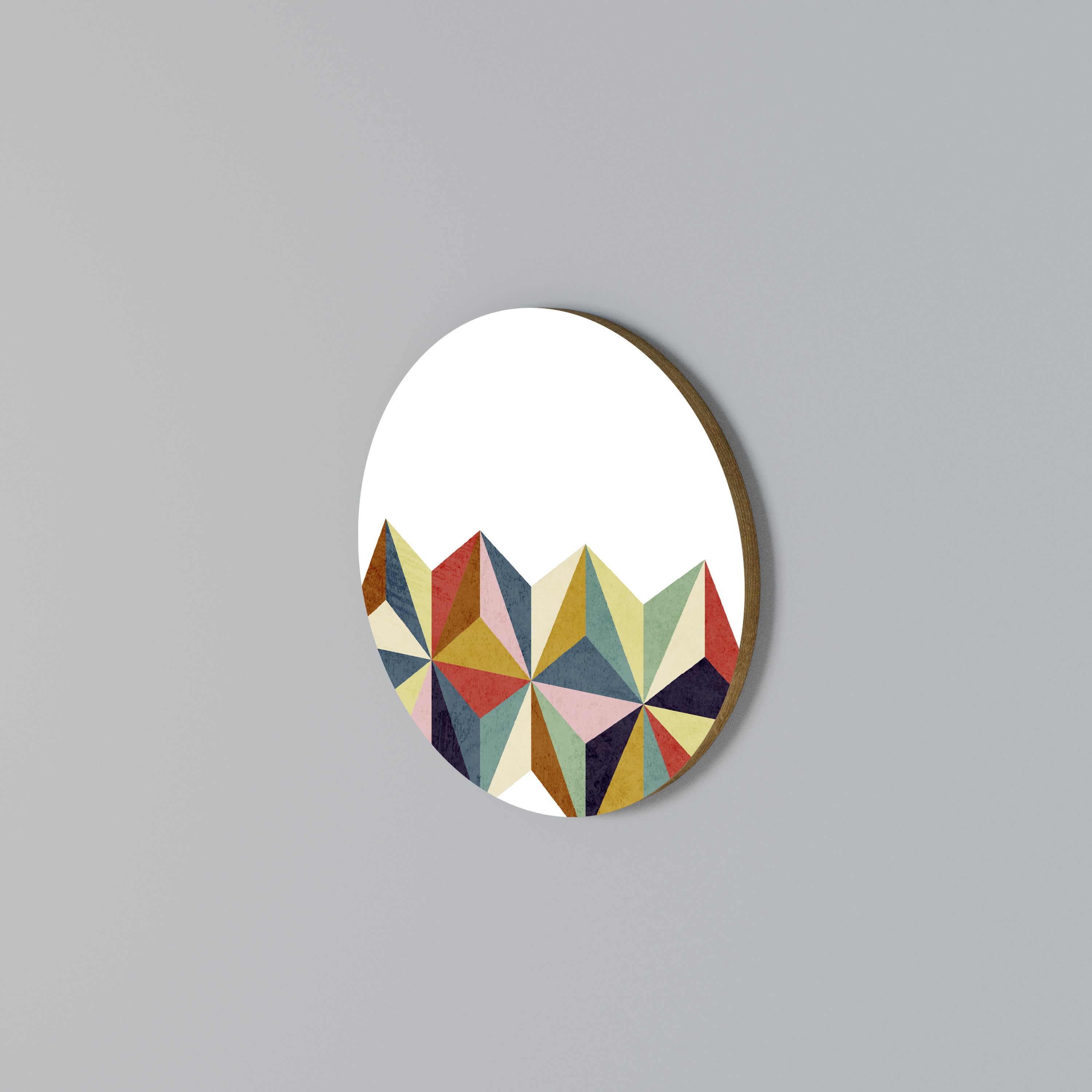 TESSELATE TREASURES Arte de Parede Redonda