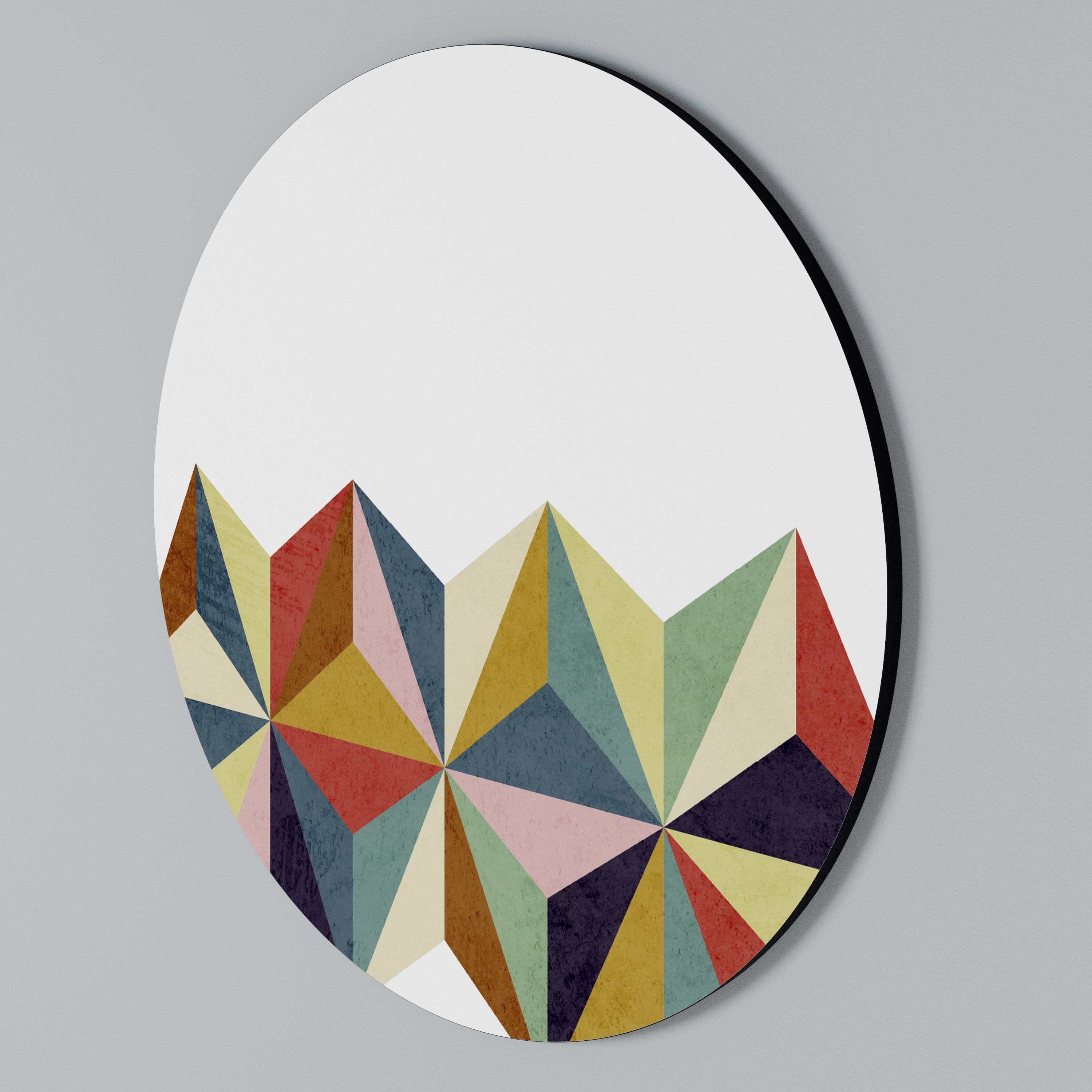 TESSELATE TREASURES Arte de Parede Redonda