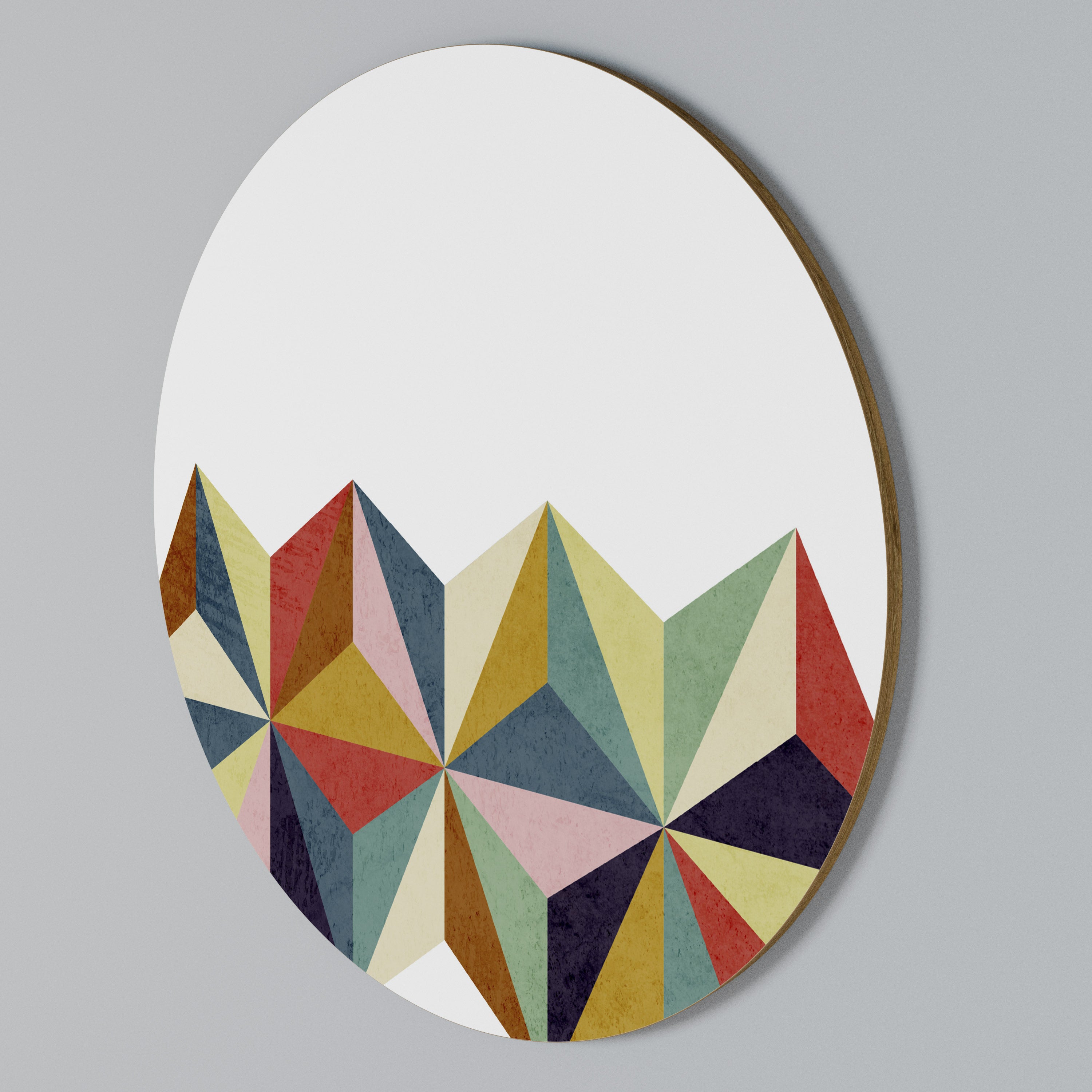 TESSELATE TREASURES Arte de Parede Redonda