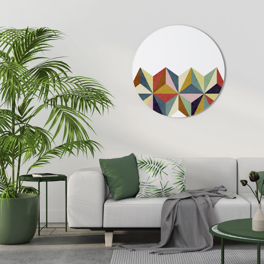 TESSELATE TREASURES Round Wall Art