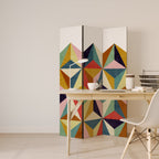 TESSELATE TREASURES Biombo Decorativo de 3 Painéis