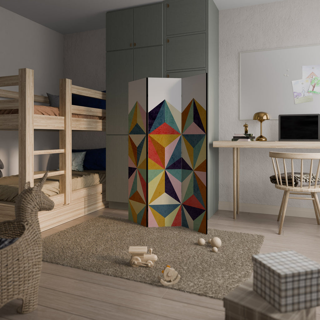 TESSELATE TREASURES Biombo Decorativo de 3 Painéis