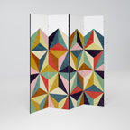TESSELATE TREASURES 4-Panel Room Divider