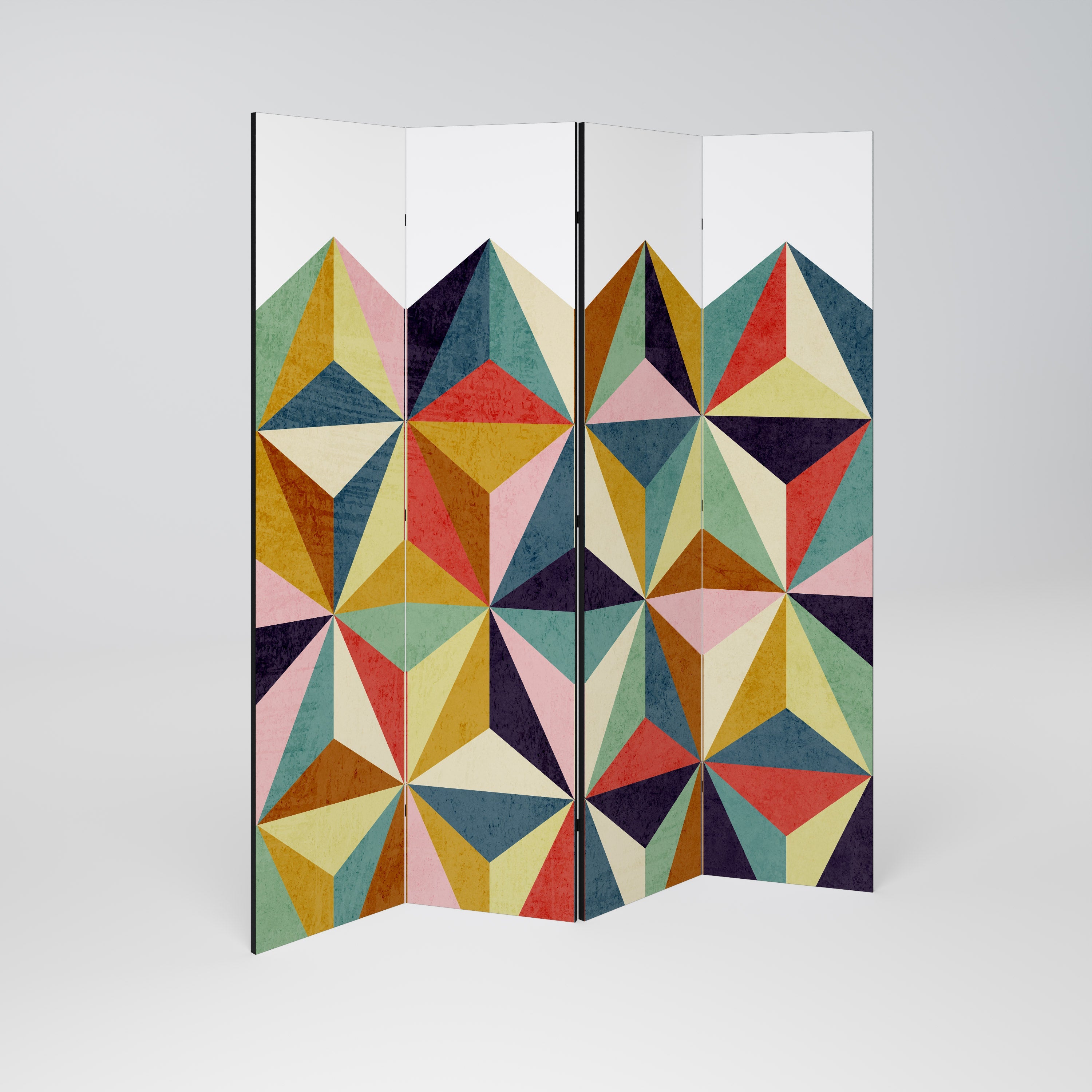 TESSELATE TREASURES Biombo Decorativo de 4 Painéis