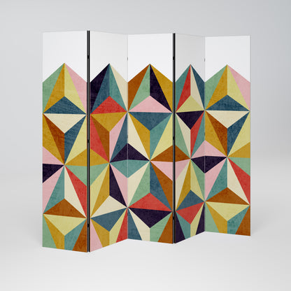 TESSELATE TREASURES 5-Panel Room Divider