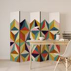 TESSELATE TREASURES Biombo Decorativo de 5 Painéis