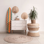 COLORFUL NOSTALGIA Painel Decorativo Prancha de Surf