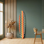 COLORFUL NOSTALGIA Painel Decorativo Prancha de Surf