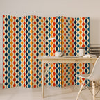 COLORFUL NOSTALGIA 6-Panel Room Divider