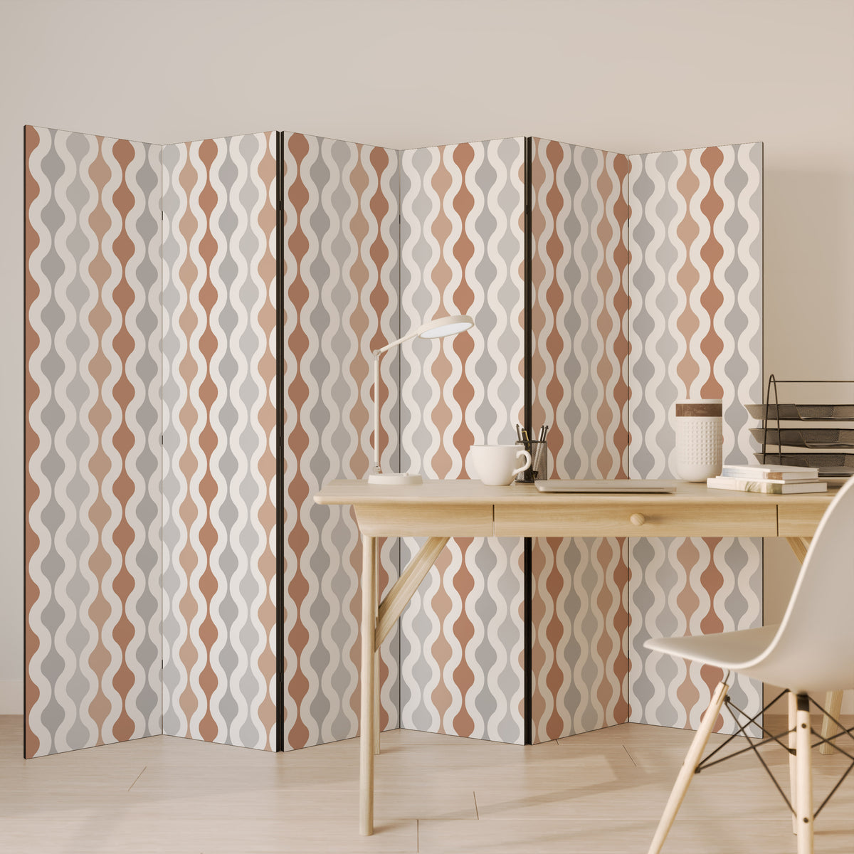 HAZY NOSTALGIA 6-Panel Room Divider