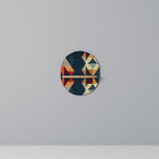 CRACKED ILLUSION Prateleira Oval Decorativa em Efeito Carvalho