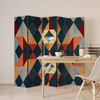 CRACKED ILLUSION Biombo Decorativo de 5 Painéis