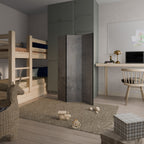 CONCRETE WALL Biombo Decorativo de 3 Painéis