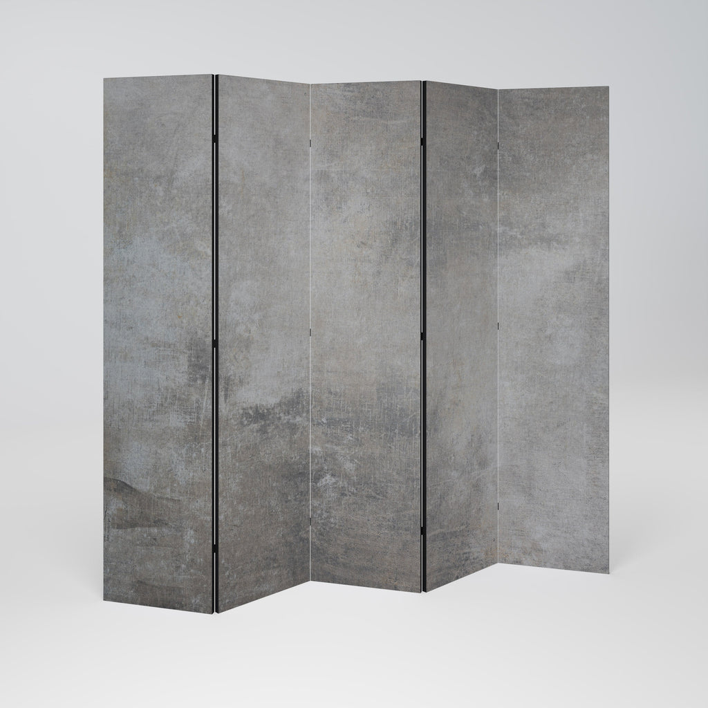 CONCRETE WALL Biombo Decorativo de 5 Painéis