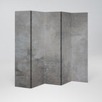 CONCRETE WALL Biombo Decorativo de 5 Painéis