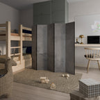 CONCRETE WALL Biombo de 5 Painéis