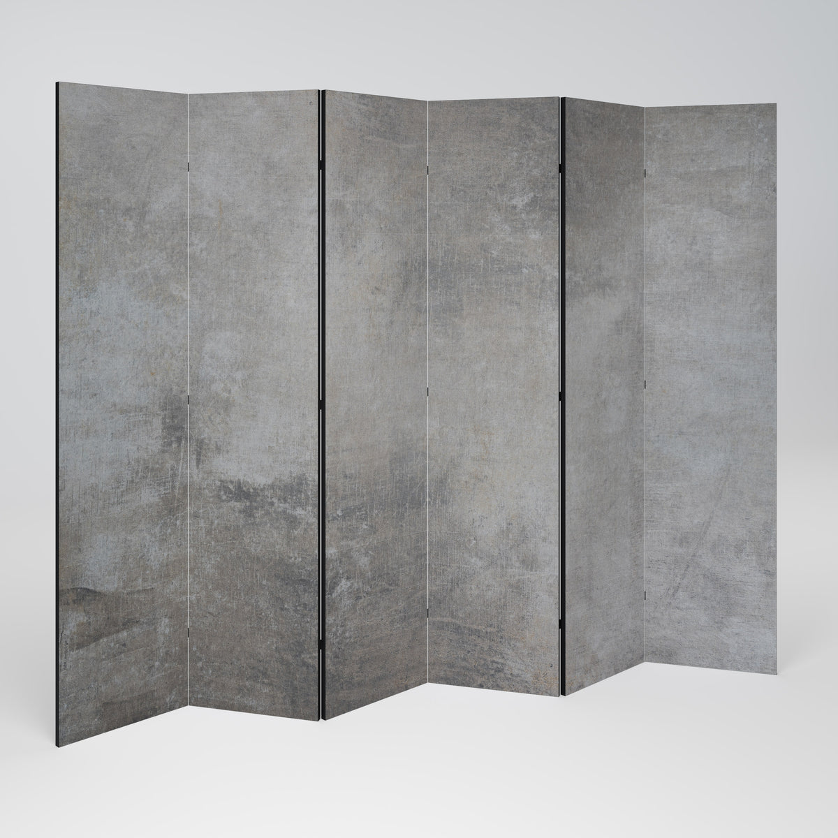 CONCRETE WALL Biombo de 6 Painéis