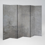 CONCRETE WALL Biombo Decorativo de 6 Painéis
