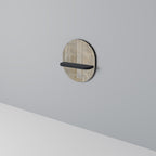 SCREEN ERROR Prateleira Oval Decorativa em Acabamento Preto