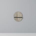 SCREEN ERROR Prateleira Oval Decorativa em Acabamento Preto