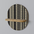 AZTEC Prateleira Oval Decorativa em Efeito Carvalho