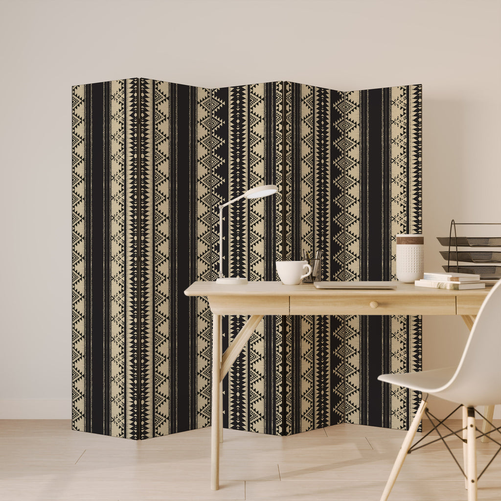 AZTEC Decorative 5-Panel Room Divider