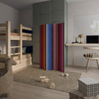 ETHNIC MEXICAN Decorative 3-Panel Room Divider