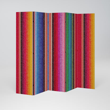 ETHNIC MEXICAN 5-Panel Room Divider