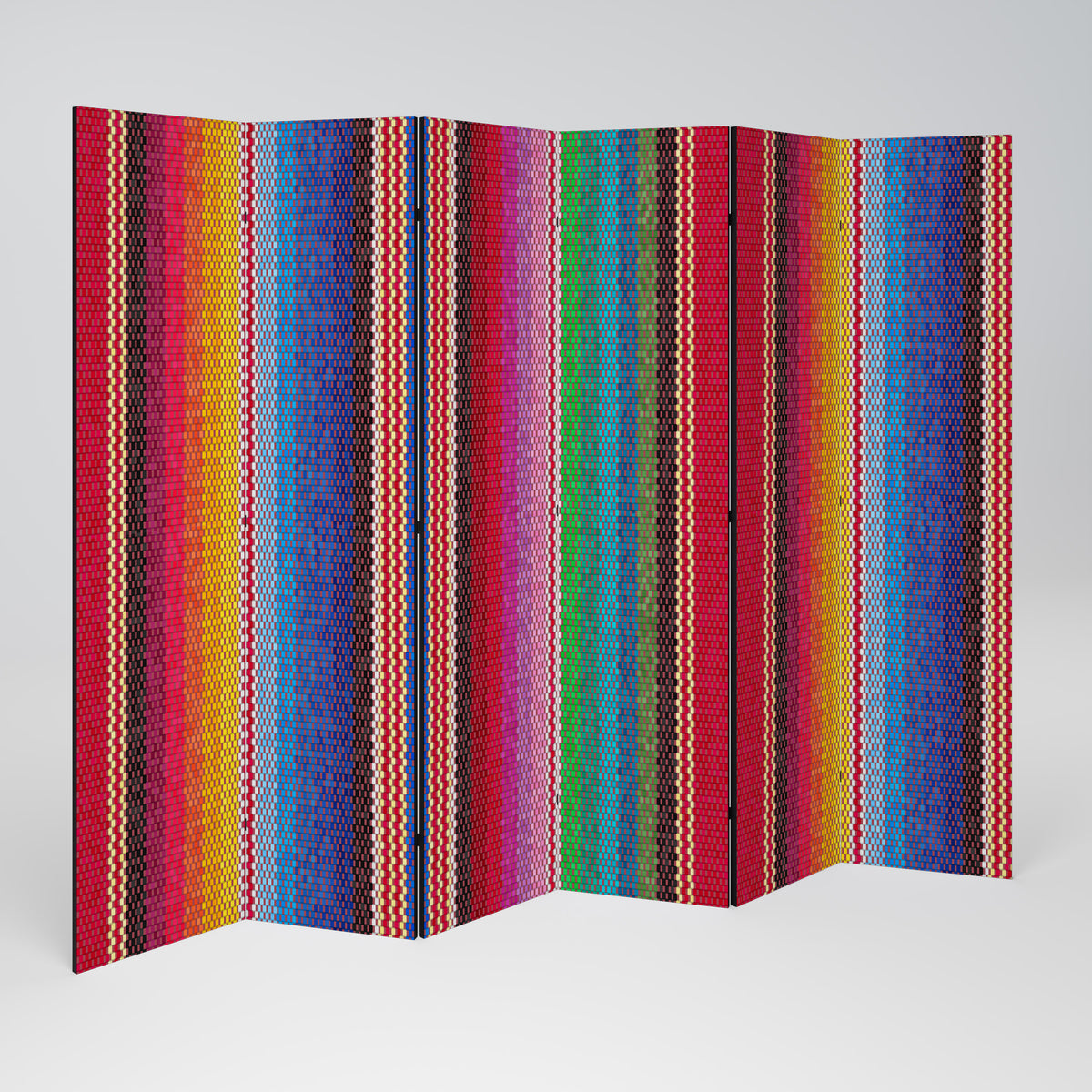 ETHNIC MEXICAN Biombo de 6 Painéis