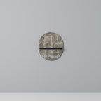 SLIGHTLY BLURRED Prateleira Oval Decorativa em Acabamento Preto