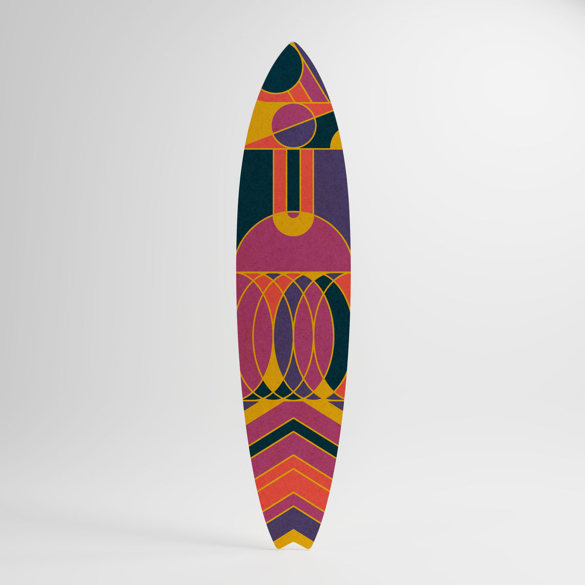 ELECTRIC PATTERNS Painel Decorativo Prancha de Surf