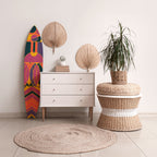 ELECTRIC PATTERNS Painel Decorativo Prancha de Surf