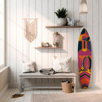ELECTRIC PATTERNS Painel Decorativo Prancha de Surf