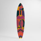 ELECTRIC PATTERNS Painel Decorativo Prancha de Surf