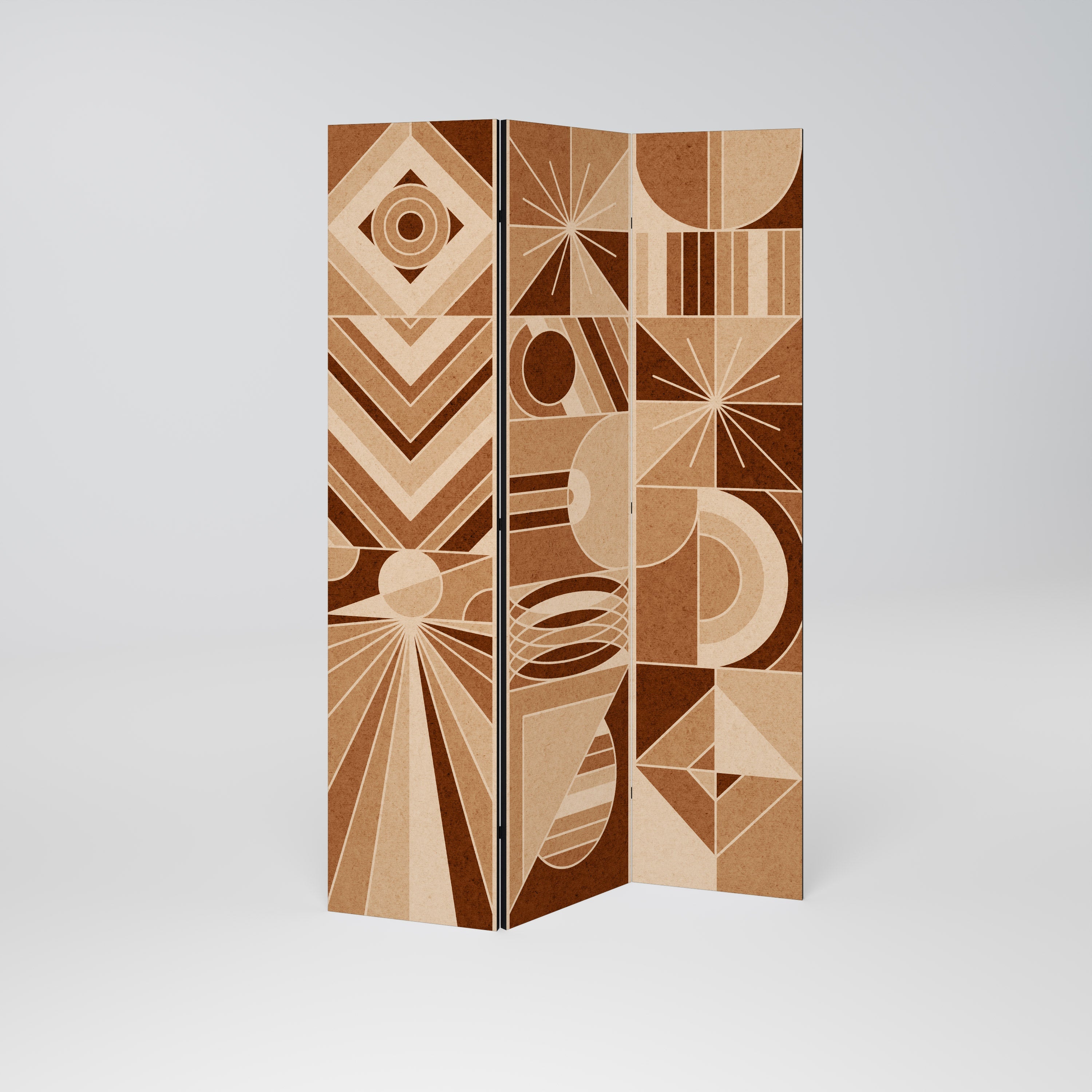 PRISM MOSAIC Biombo Decorativo de 3 Painéis