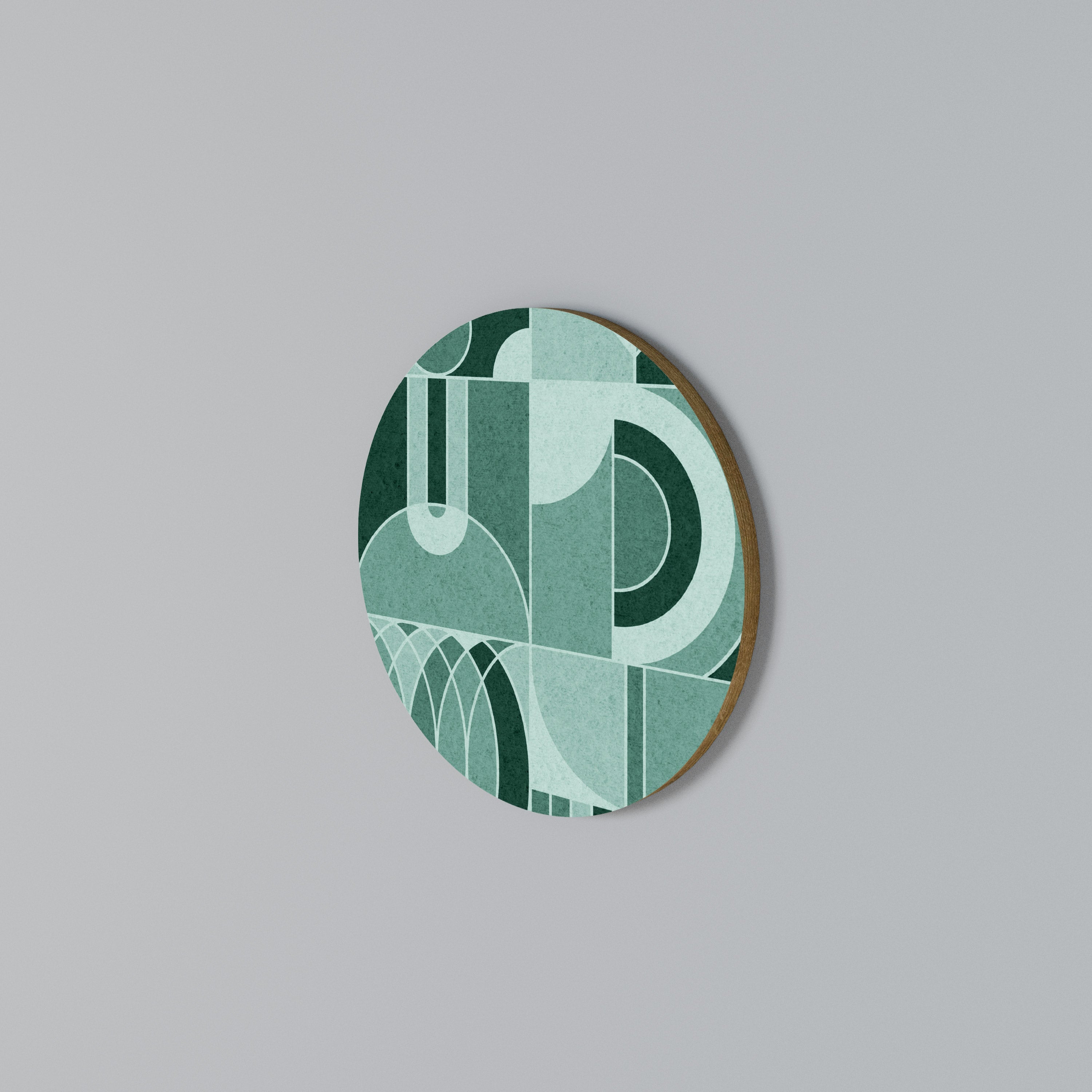 HARMONIC GRID Arte de Parede Redonda