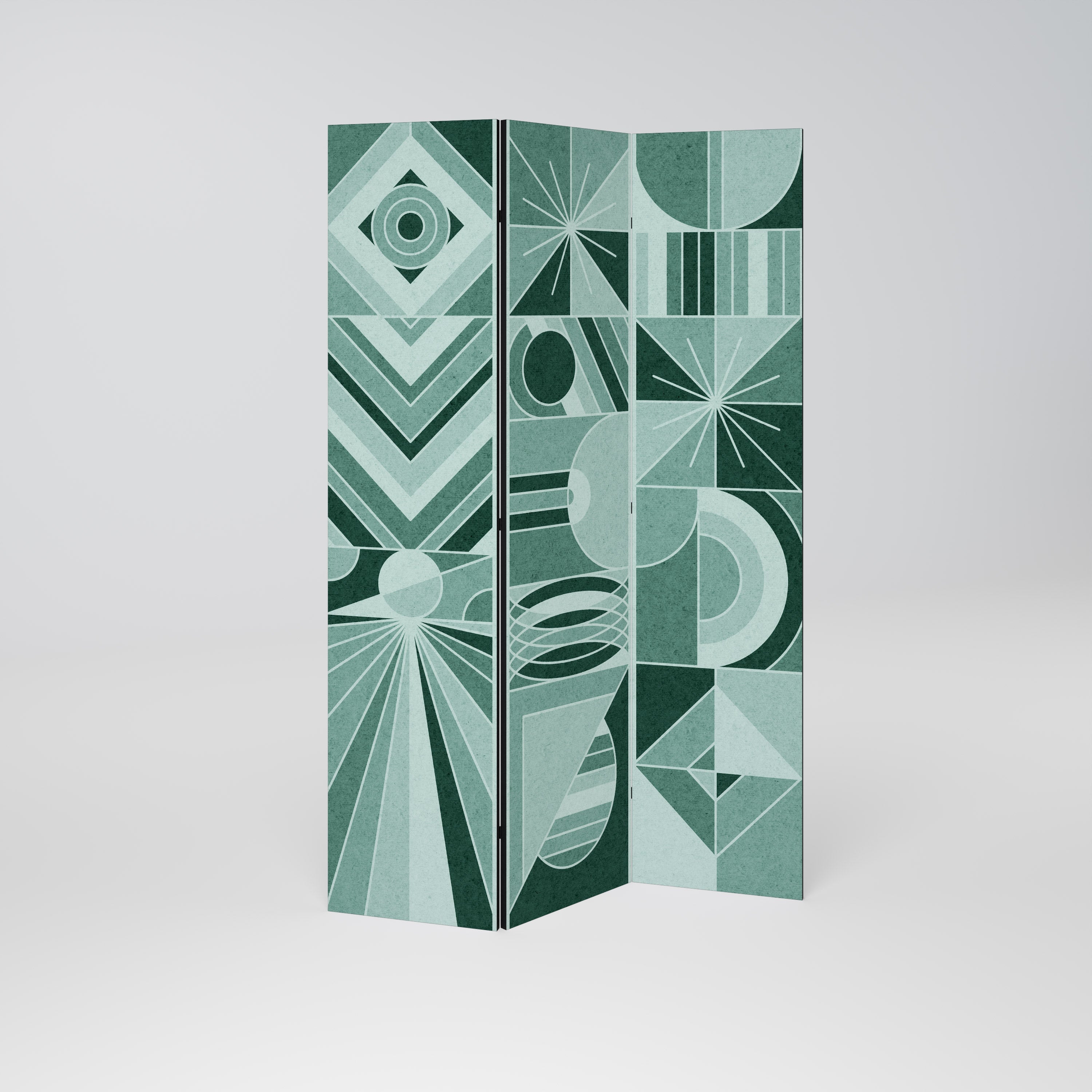 HARMONIC GRID Biombo Decorativo de 3 Painéis