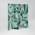 HARMONIC GRID Biombo de 4 Painéis