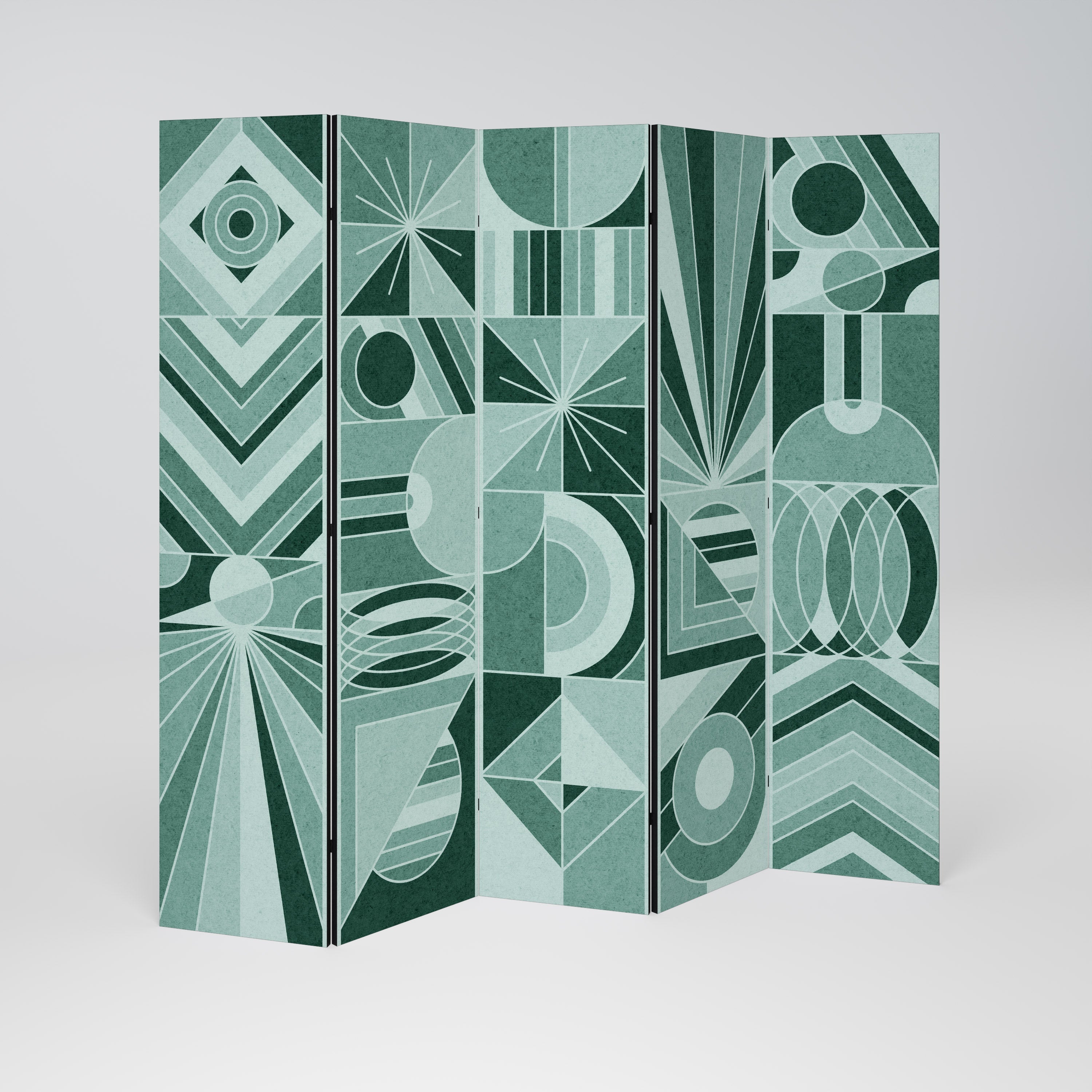 HARMONIC GRID Biombo Decorativo de 5 Painéis