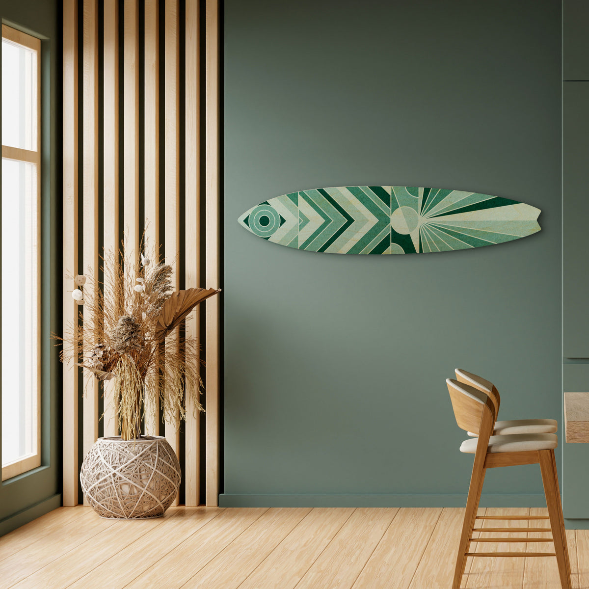 DYNAMIC GRID Painel Decorativo Prancha de Surf