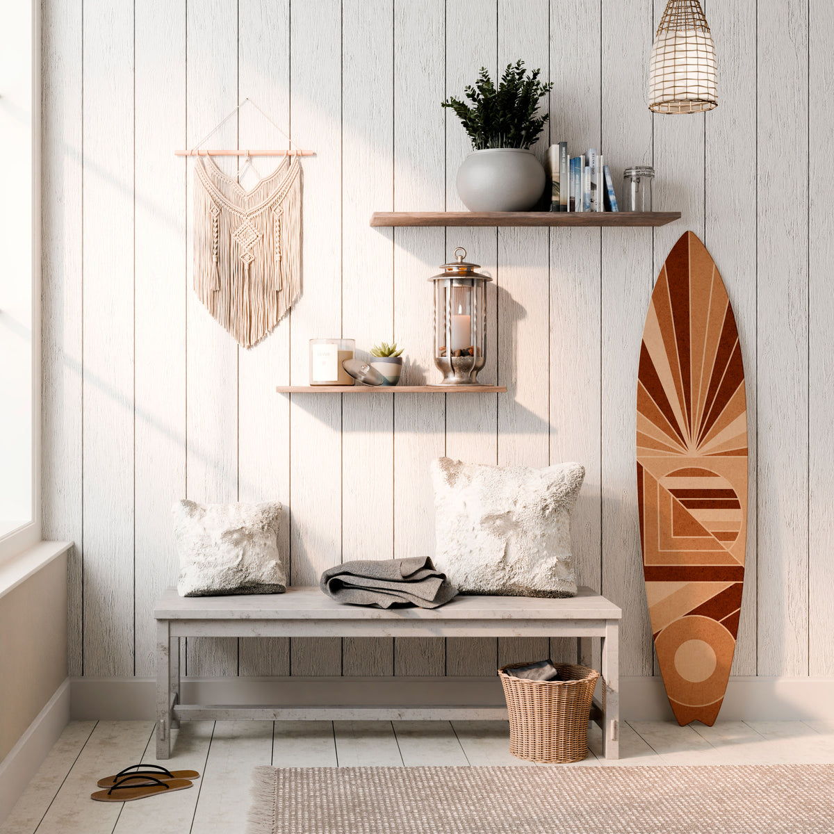 RADIANT MOSAIC Surfboard Decorative Panel